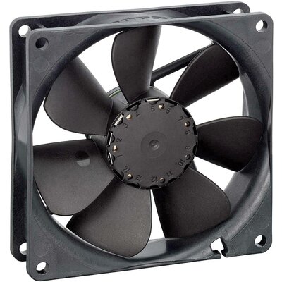 EBM Papst 3412 N/2 G Axiális ventilátor 12 V/DC 91 m³/óra (H x Sz x Ma) 92 x 92 x 25.4 mm