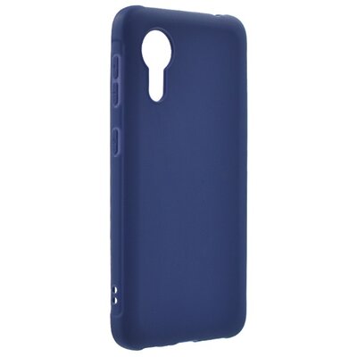 Szilikon hátlapvédő telefontok (matt), Sötétkék [Samsung Galaxy Xcover 5 (SM-G525F)]