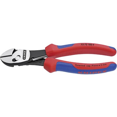 Knipex TwinForce 73 72 180 F Műhely Erő oldalcsípőfogó Fazettával 180 mm