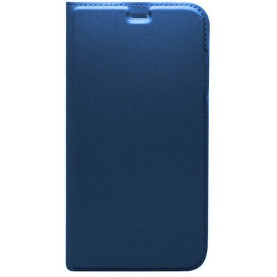 iPhone 13 Pro Max flipes oldalra nyiló telefontok, bőr hatású, Kék