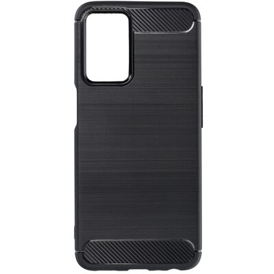 Forcell Carbon szilikon hátlapvédő telefontok, karbon mintás - OPPO A16 / A16s, Fekete