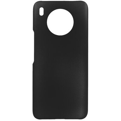 Műanyag hátlapvédő telefontok (gumírozott), Fekete [Huawei Nova 8i, Honor 50 Lite]