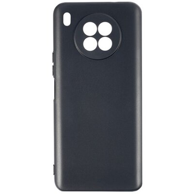 Szilikon hátlapvédő telefontok (ultravékony), Fekete [Huawei Nova 8i, Honor 50 Lite]