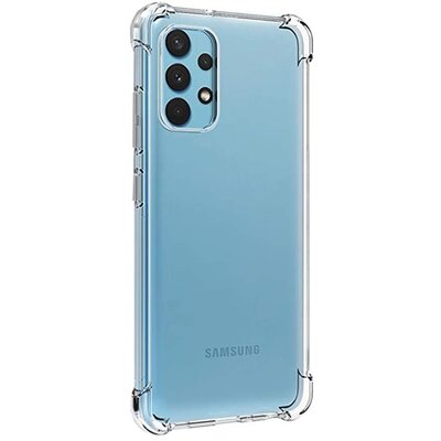 Szilikon hátlapvédő telefontok (közepesen ütésálló, légpárnás sarok) , Átlátszó [Samsung Galaxy A32 4G (SM-A325)]