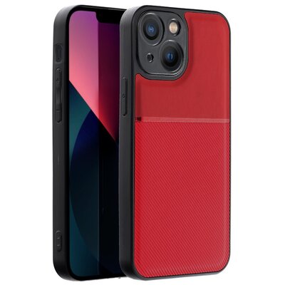 Forcell Noble szilikon + műanyag hátlapvédő telefontok - iPhone 13 MINI, Piros