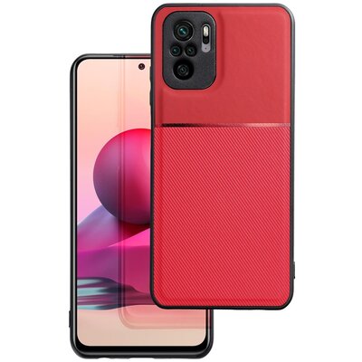 Forcell Noble szilikon + műanyag hátlapvédő telefontok - Xiaomi Redmi NOTE 10 / 10S, Piros