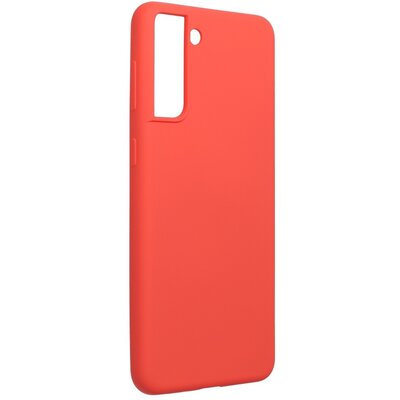 Forcell Silicone Lite matt felületű szilikon hátlapvédő telefontok - Samsung Galaxy S22, Rózsaszín