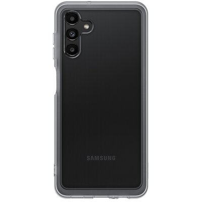 SAMSUNG EF-QA136TB gyári szilikon hátlapvédő telefontok, Fekete [Samsung Galaxy A13 5G (SM-A136)]