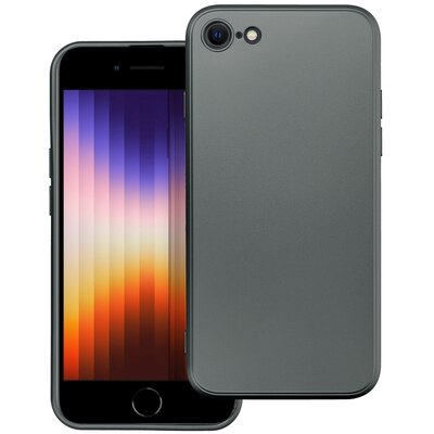 Forcell Metallic hátlapvédő telefontok fém hatású matt felülettel - iPhone 7 / 8 / SE 2020 / SE 2022, Szürke