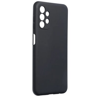 Szilikon hátlapvédő telefontok (matt), Fekete [Samsung Galaxy A13 4G (SM-A135F / A137F)]