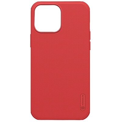 NILLKIN SUPER FROSTED PRO műanyag hátlapvédő telefontok (közepesen ütésálló, gumírozott, érdes felület), Piros [Apple iPhone 14 Pro]