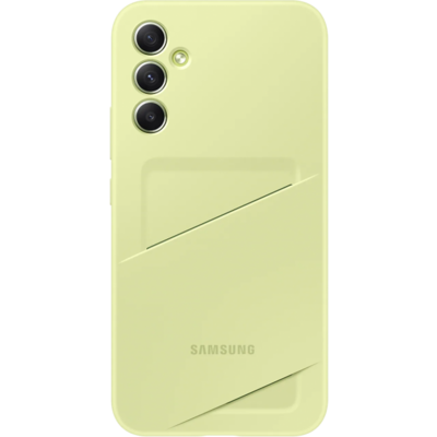 Samsung Galaxy A34 5G kártyatartós hátlap, Lime