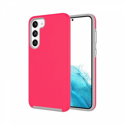 Samsung S23 Plus TPU+PC ütésálló tok,Pink