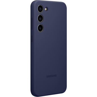 Samsung Galaxy S23 Plus szilikon védőtok, Sötétkék