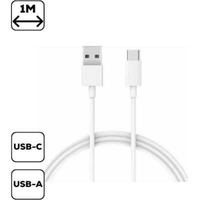 Xiaomi Mi USB-C kábel 1m, fehér