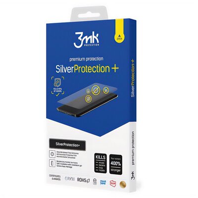 3MK SILVER PROTECTION+ képernyővédő fólia (antibakteriális, öngyógyító, NEM íves) ÁTLÁTSZÓ [Honor Magic5 Lite 5G]