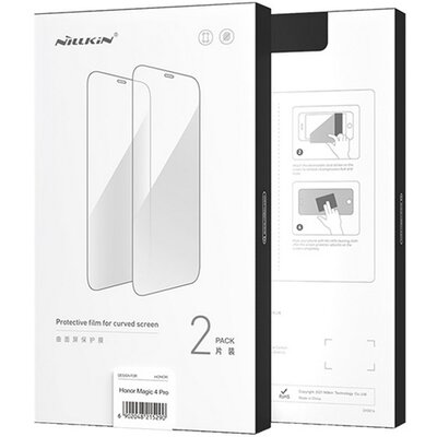 NILLKIN képernyővédő fólia 2db (3D full cover, íves, karcálló, 0.33mm, 9H + felhelyezést segítő keret) FEKETE [Samsung Galaxy S23 (SM-S911)]