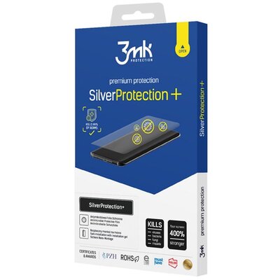 3MK SILVER PROTECTION+ képernyővédő fólia (antibakteriális, öngyógyító, NEM íves) ÁTLÁTSZÓ [Samsung Galaxy S23 (SM-S911)]