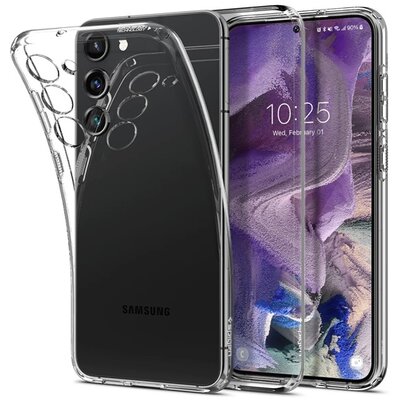 SPIGEN ACS05708 SPIGEN LIQUID CRYSTAL szilikon telefonvédő (közepesen ütésálló, légpárnás sarok) ÁTLÁTSZÓ [Samsung Galaxy S23 (SM-S911)]