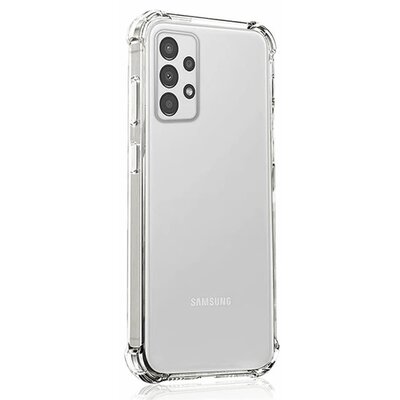 Szilikon telefonvédő (közepesen ütésálló, légpárnás sarok) ÁTLÁTSZÓ [Samsung Galaxy A13 4G (SM-A135F / A137F)]