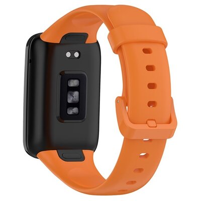 Pótszíj (egyedi méret, szilikon, állítható) NARANCSSÁRGA [Xiaomi Mi Band 7 Pro]