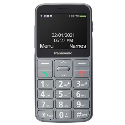 PANASONIC KX-TU160EXG MOBILTELEFON készülék PANASONIC KX-TU160EXB Senior (Grey), Nagy gomb és kijelző, vészhívó gomb! [Panasonic KX-TU160 Senior]