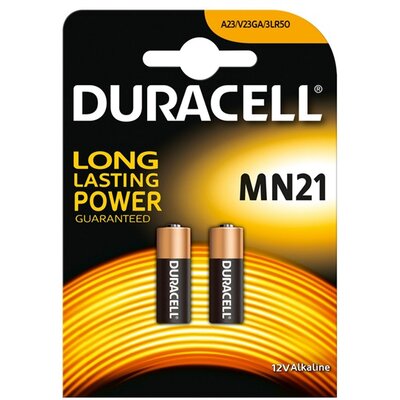 DURACELL BATDUR0723B DURACELL tartós elem (MN21, 12V, alkáli) 2db / csomag