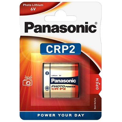 PANASONIC CR-P2PL-1BP PANASONIC fotóelem (CRP2, 6V, lítium) 1db / csomag