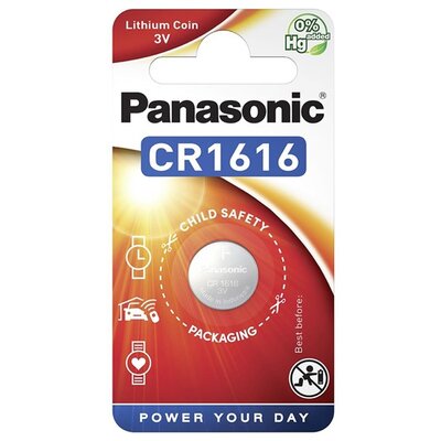 PANASONIC CR-1616EL/1B PANASONIC gombelem (CR1616, 3V, lítium) 1db / csomag