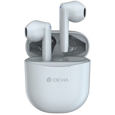 DEVIA EM409_W DEVIA JOY A10 bluetooth fülhallgató SZTEREO (v5.0, TWS, mikrofon + töltőtok) FEHÉR