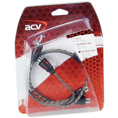 ACV 30.4970-201 RCA kábel 0.3 m [1x RCA dugó - 2x RCA alj]