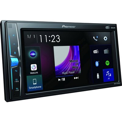 Pioneer DMH-A3300DAB Dupla DIN autórádió Bluetooth kihangosító, DAB + tuner, AppRadio