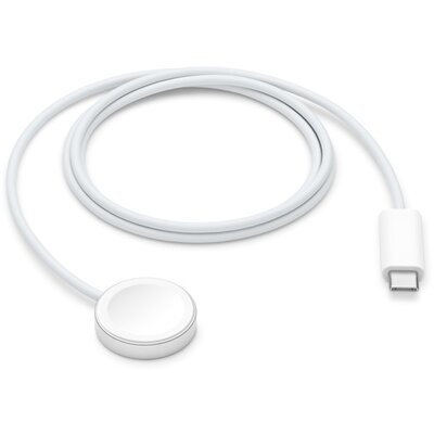 APPLE MLWJ3ZM/A APPLE töltőkábel (gyorstöltés támogatás, MX2H2ZM/A utódja, mágneses, 100cm, Type-C csatlakozó) FEHÉR [Apple Watch Series 1 38mm, Apple Watch Series 1 42mm, Apple Watch Series 2 38mm]