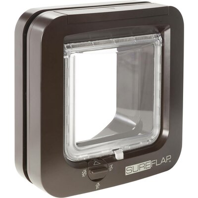 Háziállat ajtó SureFlap Mikrochip Cat door Barna 1 db