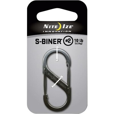 NITE Ize NI-SB2-03-11 Karabíner S-Biner Gr. 2 50 mm x 22 mm 1 db