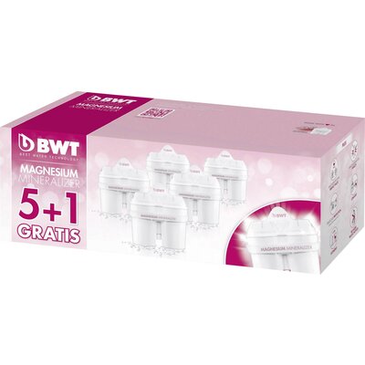 BWT Gourmet Edition Mg2+ (longlife), 5 + 1 Pack 0814135 Vízszűrő filter Fehér