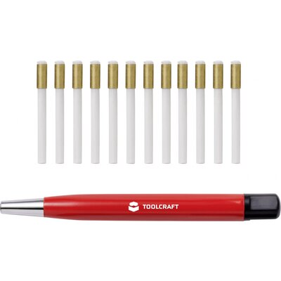 TOOLCRAFT TO-5864070 Üvegszálas tisztítóecset / üvegszálas radír stift / üvegszálas radír, 4 mm-es átmérő Ø 11 mm 12 db