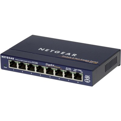 8 portos Gigabites RJ45 ethernet switch 1000 MBit/s Netgear GS108GE