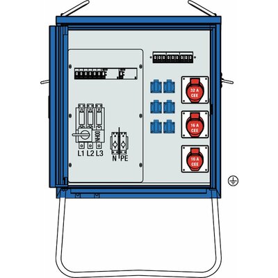 AS Schwabe Elektromos elosztó 61842 400 V 63 A