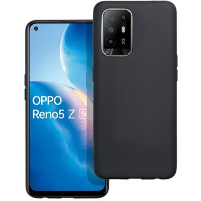 Szilikon telefonvédő (matt) FEKETE [Oppo A94 5G]