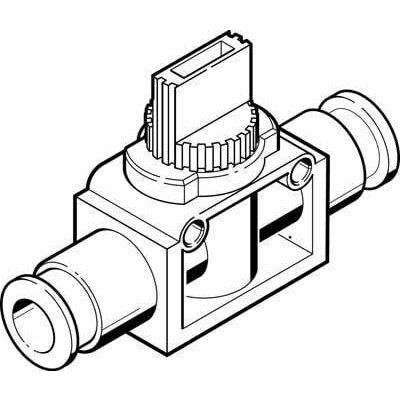 FESTO Elzárószelep 153476 HE-3-QS-8 -0.95 - 10 bar 1 db