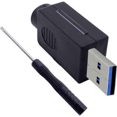 USB 3.0 moduláris csatlakozókészlet, A típusú Dugó, egyenes 2001C200 Quadrios Tartalom: 1 db