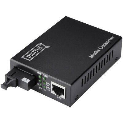 Digitus DN-82122 LAN, SC Simplex Hálózati médiakonverter 1 GBit/s