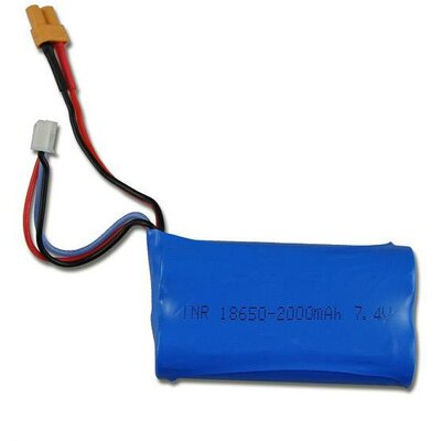 Amewi Akkucsomag, LiIon 7.4 V 2000 mAh Cellaszám: 2 Racing pack XT30