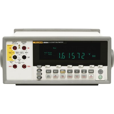 Fluke 8808A 240V Asztali multiméter Kalibrált (ISO) digitális CAT I 1000 V, CAT II 600 V Kijelző (digitek): 200000