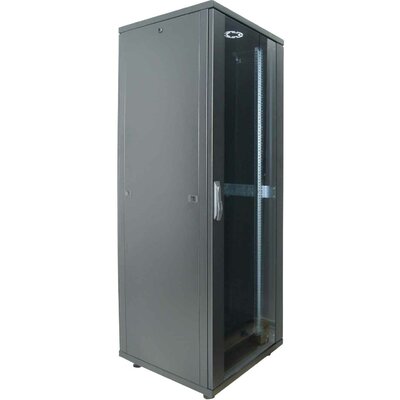 Intellinet 19 Netzwerkschrank Basic Line 32 HE 1588x600x800mm Flatp Traglast 600kg schwarz 19 hálózati szekrény (Sz x Ma x Mé) 600 x 1588 x 800 mm 32 ME Fekete