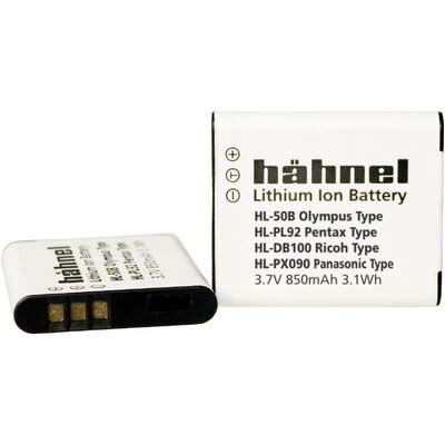 Hähnel Fototechnik HL-50B Kamera akku Megfelelő eredeti akku (kamera) LI-50B, Li-52B, D-LI92, DB-100 3.7 V 850 mAh