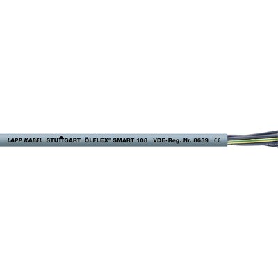 LAPP ÖLFLEX® SMART 108 Vezérlő vezeték 7 G 2.50 mm² Szürke 14070099-100 100 m