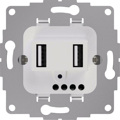 2USB 2U-449498 1 részes Süllyeszthető betét IP20 Világosszürke