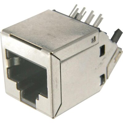 RJ45 beépíthető csatlakozó aljzat, CAT6, vízszintes, TC-AMJ-188-30101-CAT6-203 TRU COMPONENTS